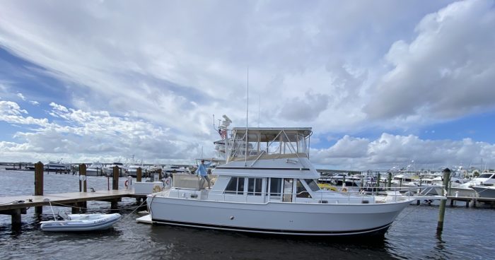 exterior, Mainship 430 Trawler, trawler for sale