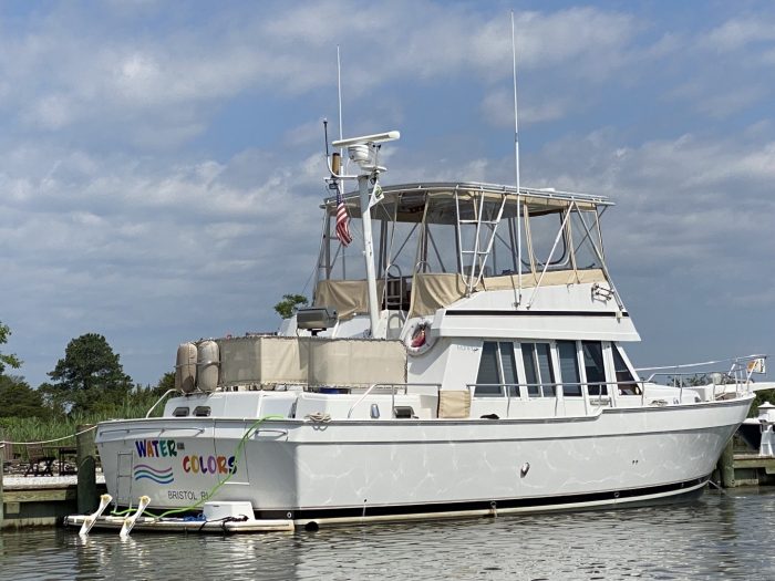 exterior, Mainship 430 Trawler, trawler for sale