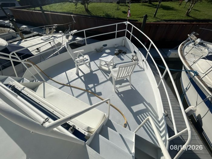 deck, Florida Bay Coaster 50 Pilothouse, trawler for sale