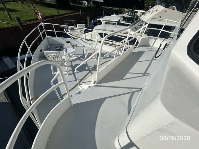 deck, Florida Bay Coaster 50 Pilothouse, trawler for sale