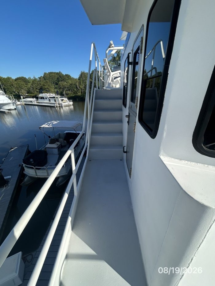deck, Florida Bay Coaster 50 Pilothouse, trawler for sale