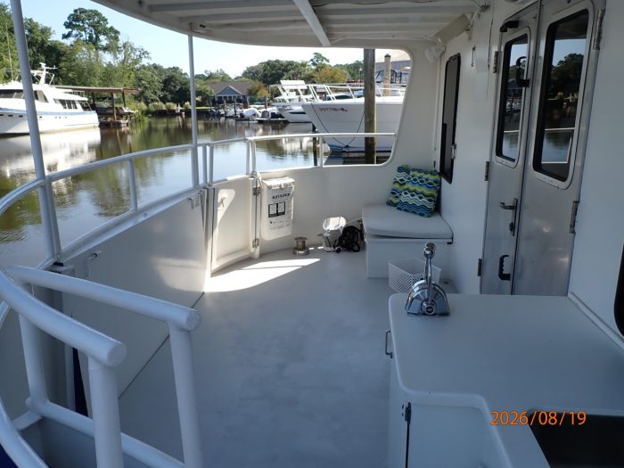 cockpit, Florida Bay Coaster 50 Pilothouse, trawler for sale