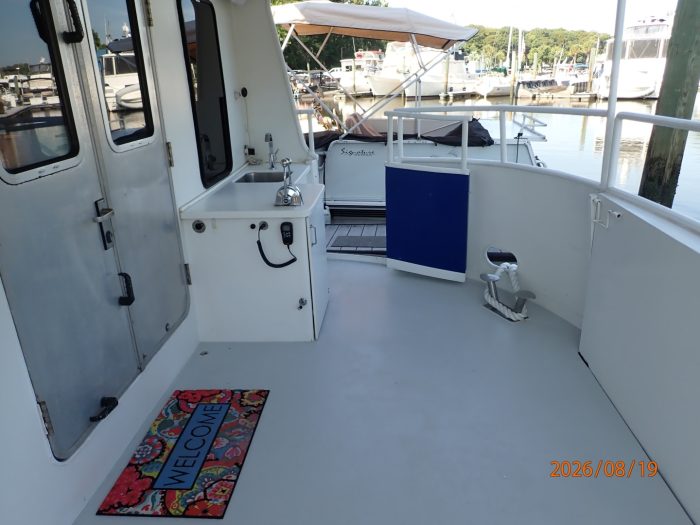 cockpit, Florida Bay Coaster 50 Pilothouse, trawler for sale