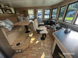 navigation station, Florida Bay Coaster 50 Pilothouse, trawler for sale