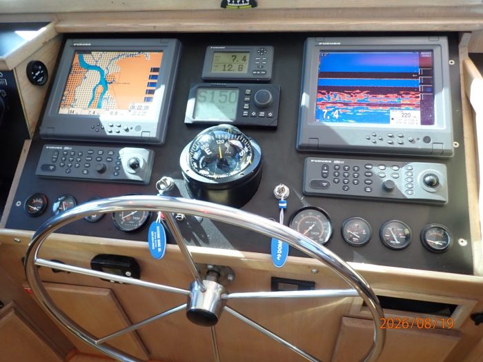 navigation station, Florida Bay Coaster 50 Pilothouse, trawler for sale