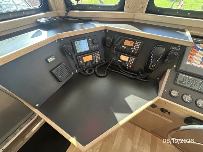 navigation station, Florida Bay Coaster 50 Pilothouse, trawler for sale