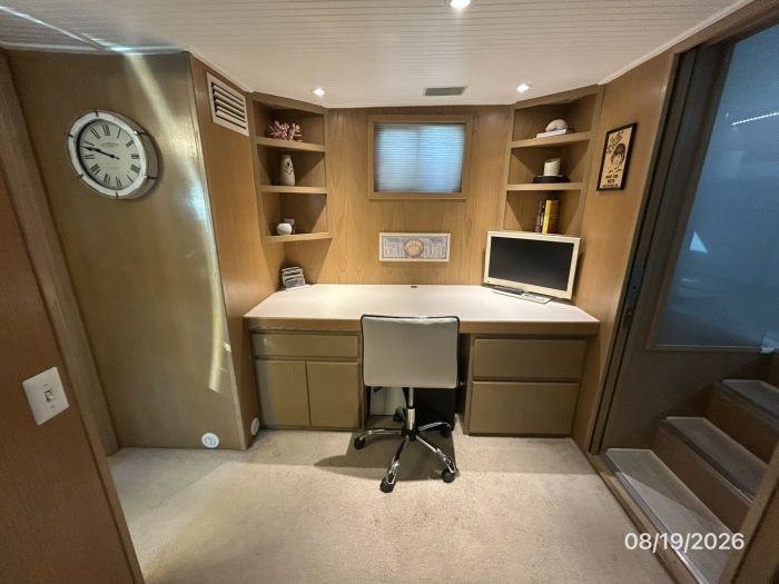 navigation station, Florida Bay Coaster 50 Pilothouse, trawler for sale