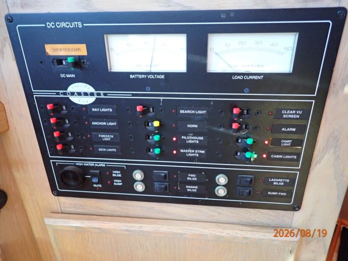 electrical, Florida Bay Coaster 50 Pilothouse, trawler for sale