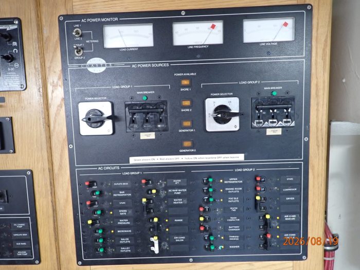 electrical, Florida Bay Coaster 50 Pilothouse, trawler for sale