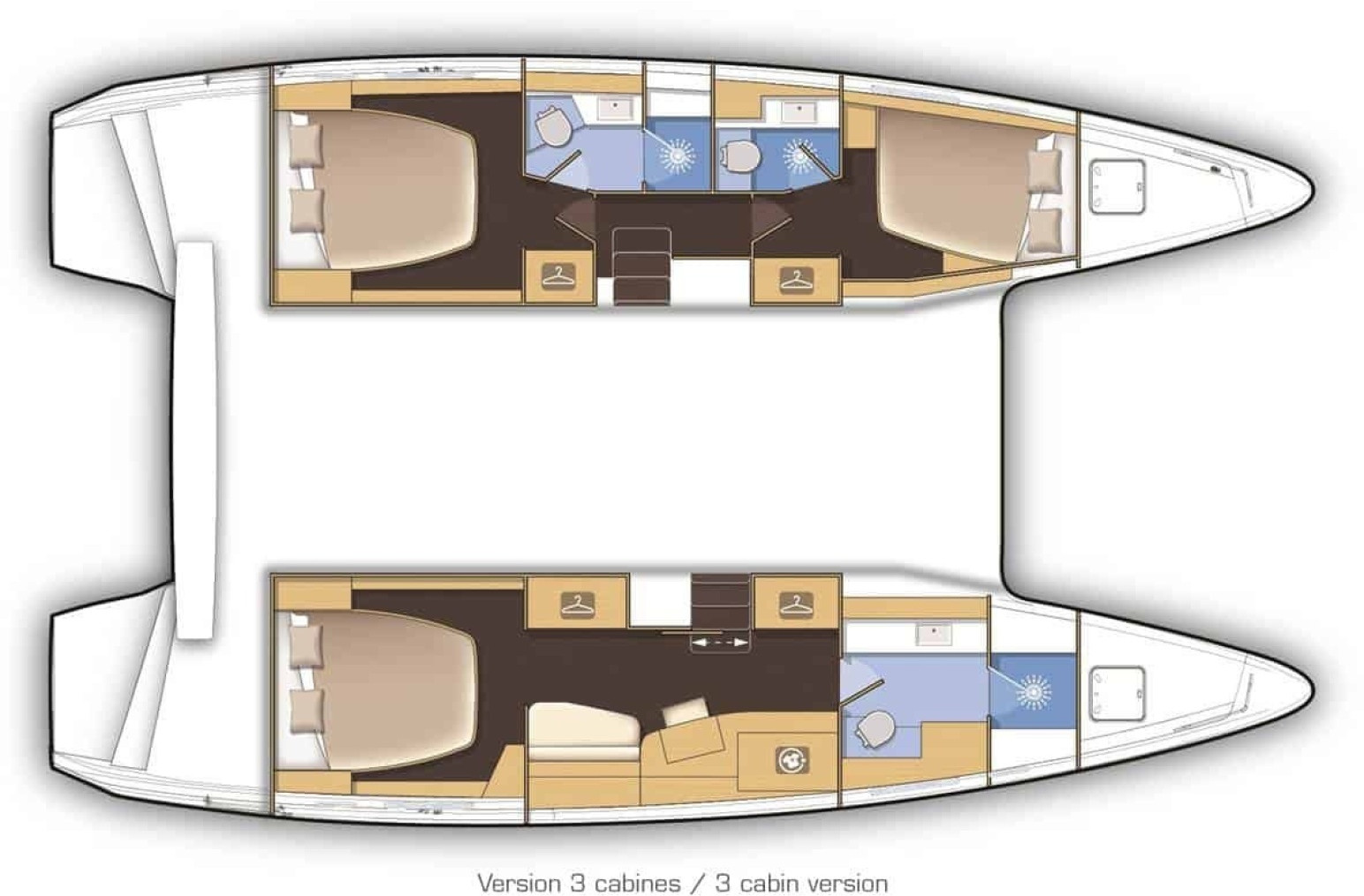diagram, Lagoon 42, catamaran for sale