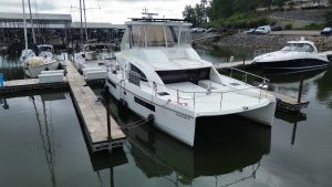 exterior, Leopard 43 PowerCat, power catamaran for sale
