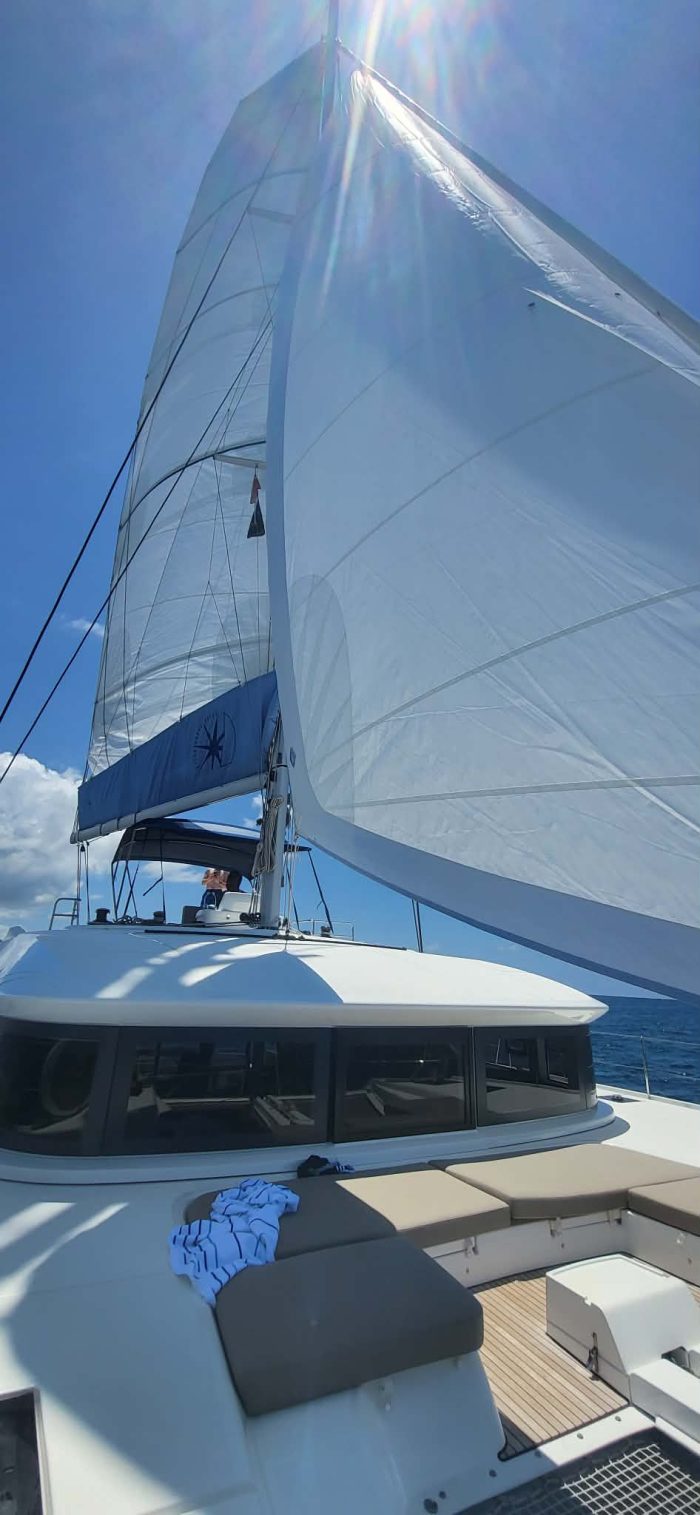 underway, Lagoon 50, catamaran for sale
