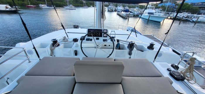 helm, Lagoon 50, catamaran for sale