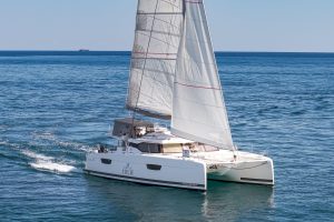 underway, FP 47 Saona, catamaran for sale