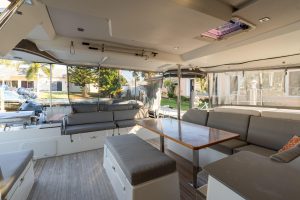 cockpit, FP 47 Saona, catamaran for sale