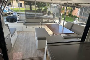 cockpit, FP 47 Saona, catamaran for sale