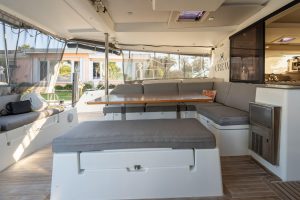 cockpit, FP 47 Saona, catamaran for sale