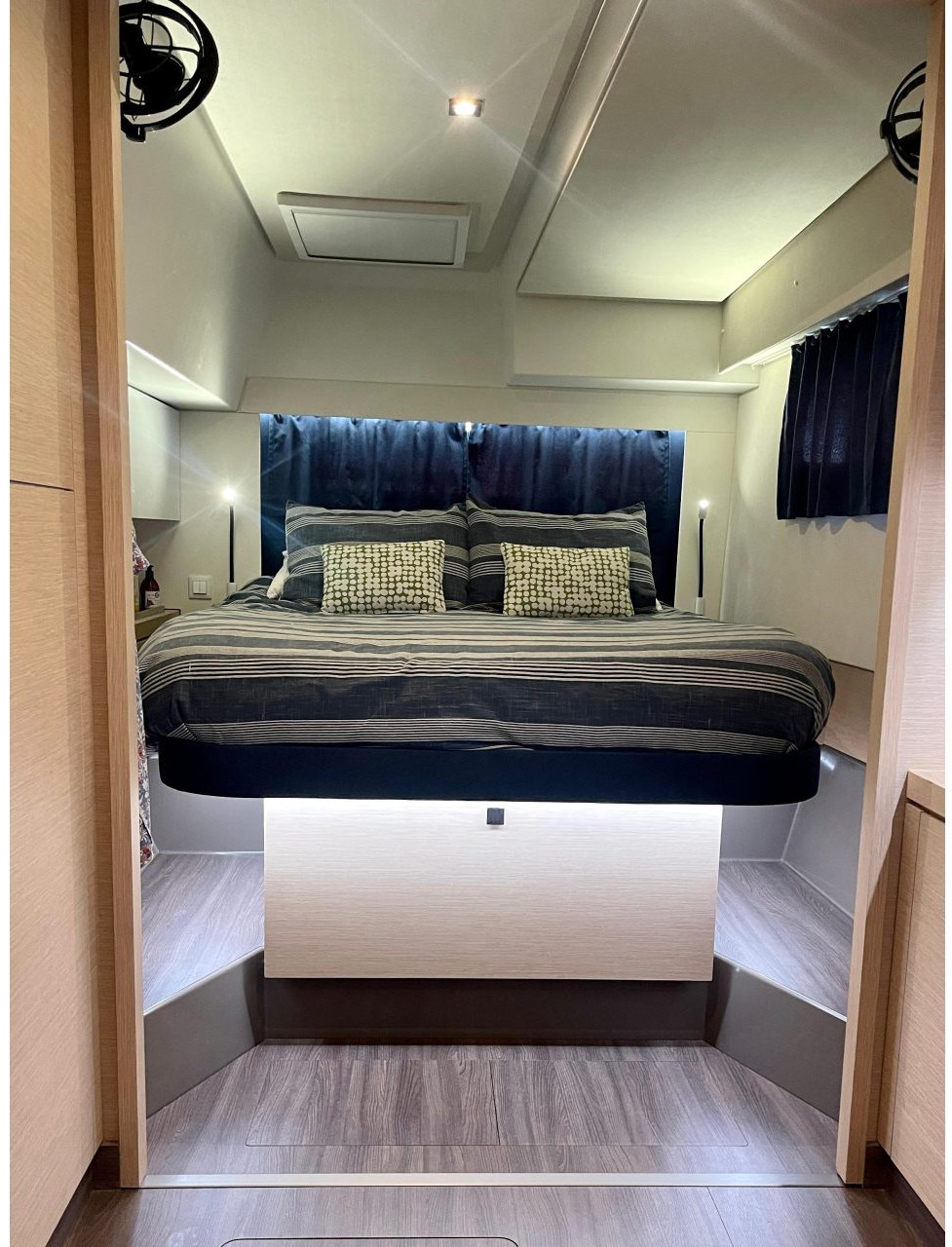 bed, FP 47 Saona, catamaran for sale