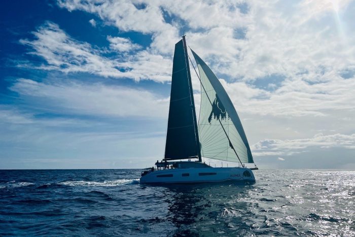 underway, Outremer 55, catamaran for sale