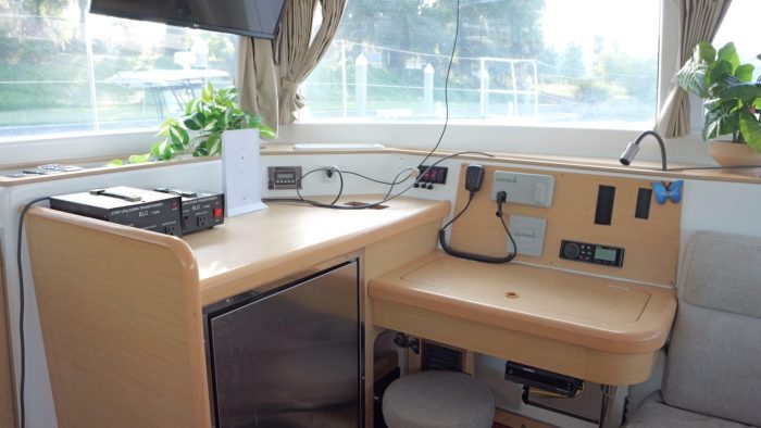 navigation station, Lagoon 421, catamaran for sale
