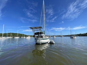 exterior, Corbin 39 Mark I, sailboat for sale