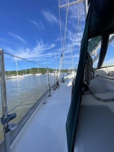deck, Corbin 39 Mark I, sailboat for sale