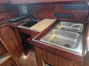 interior, Bristol 28 Channel Cutter, sailboat for sale