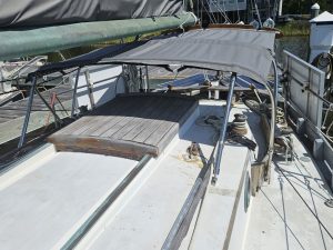 deck, Bristol 28 Channel Cutter, sailboat for sale