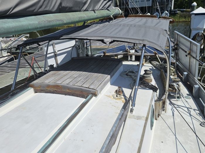 deck, Bristol 28 Channel Cutter, sailboat for sale