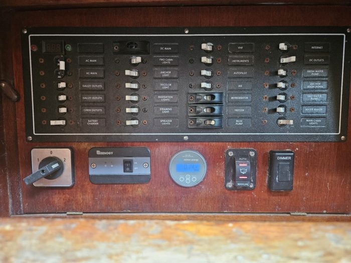 electrical, Bristol 28 Channel Cutter, sailboat for sale