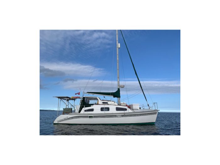 exterior, Summer Twins 28, catamaran for sale