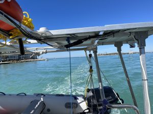 deck, Summer Twins 28, catamaran for sale