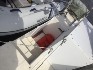 deck, Summer Twins 28, catamaran for sale