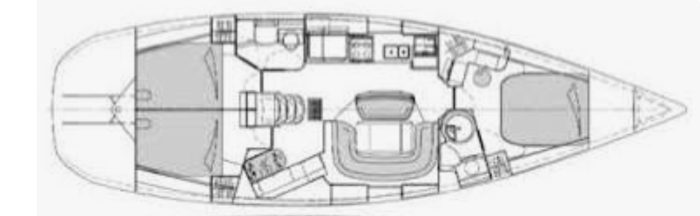 diagram, Jeanneau JY51, sailboat for sale