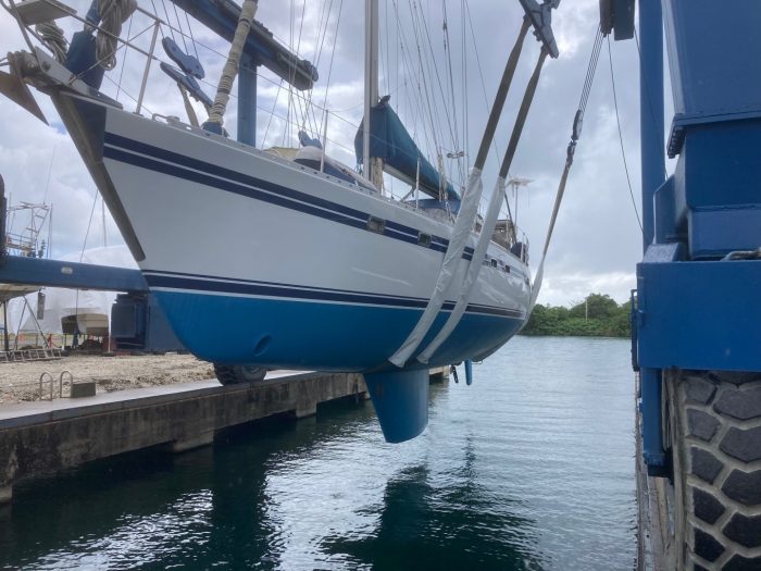 boatyard, Tayana 55, sailboat for sale