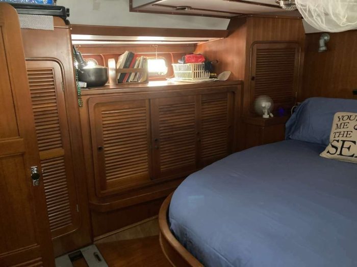 bed, Tayana 55, sailboat for sale