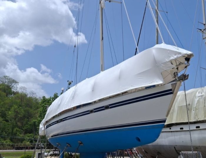 boatyard, Tayana 55, sailboat for sale
