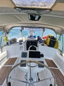 helm, Jeanneau 37 Sun Odyssey, sailboat for sale