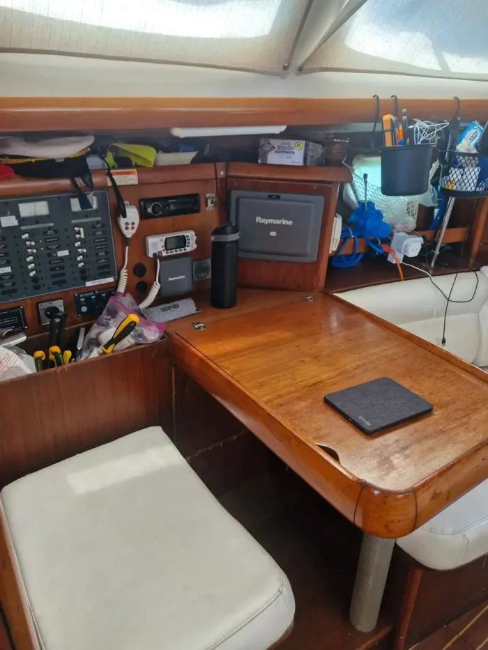 navigation station, Jeanneau 37 Sun Odyssey, sailboat for sale