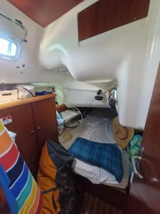 bed, Jeanneau 37 Sun Odyssey, sailboat for sale