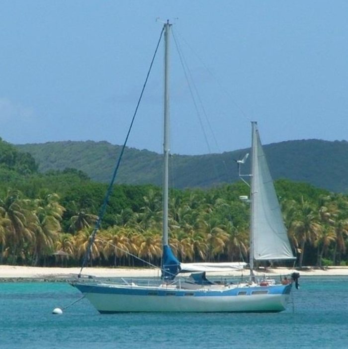 underway, Wauquiez 43 Amphitrite, sailboat for sale