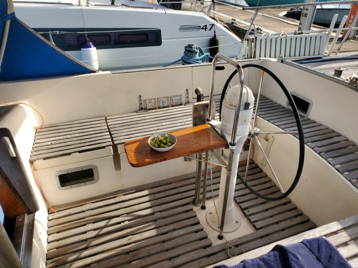 helm, Wauquiez 43 Amphitrite, sailboat for sale