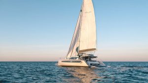 underway, Privilege 580 Signature, catamaran for sale