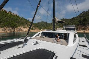 deck, Privilege 580 Signature, catamaran for sale