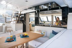salon, Privilege 580 Signature, catamaran for sale