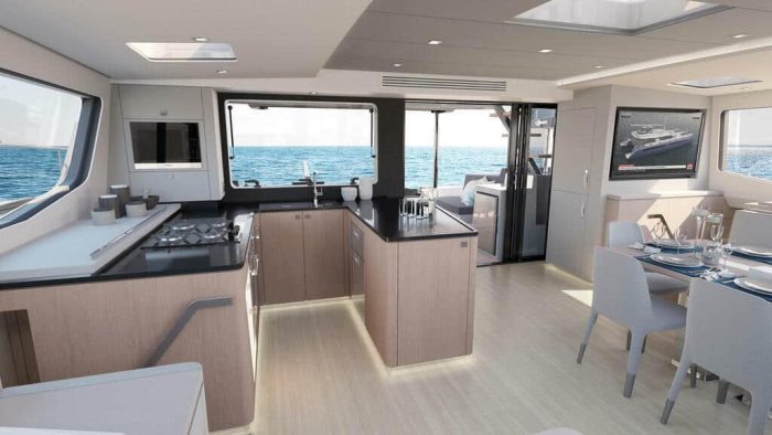 salon, Privilege 580 Signature, catamaran for sale