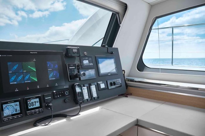 navigation station, Privilege 580 Signature, catamaran for sale