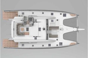 diagram, Privilege 580 Signature, catamaran for sale