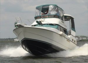 underway, Silverton 34C, trawler for sale