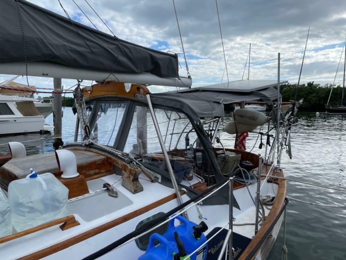 cockpit, Baba, sailboat for sale